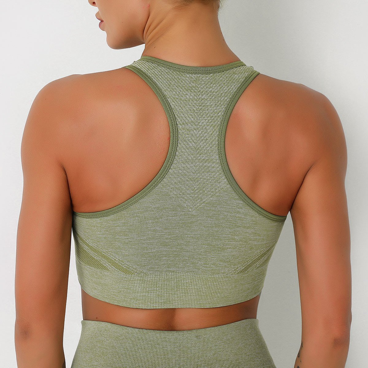 New Push Up Sports Tops Fitness Women Sport Female Sport Gym Crop Vest Padded Seamless Brassiere Sports Top Workout Bra