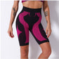 High Waist Gym Seamless Short Leggings Womens Fitness Clothing Push-Up Hips Gym Workout 1/2 Length Sports Leggings