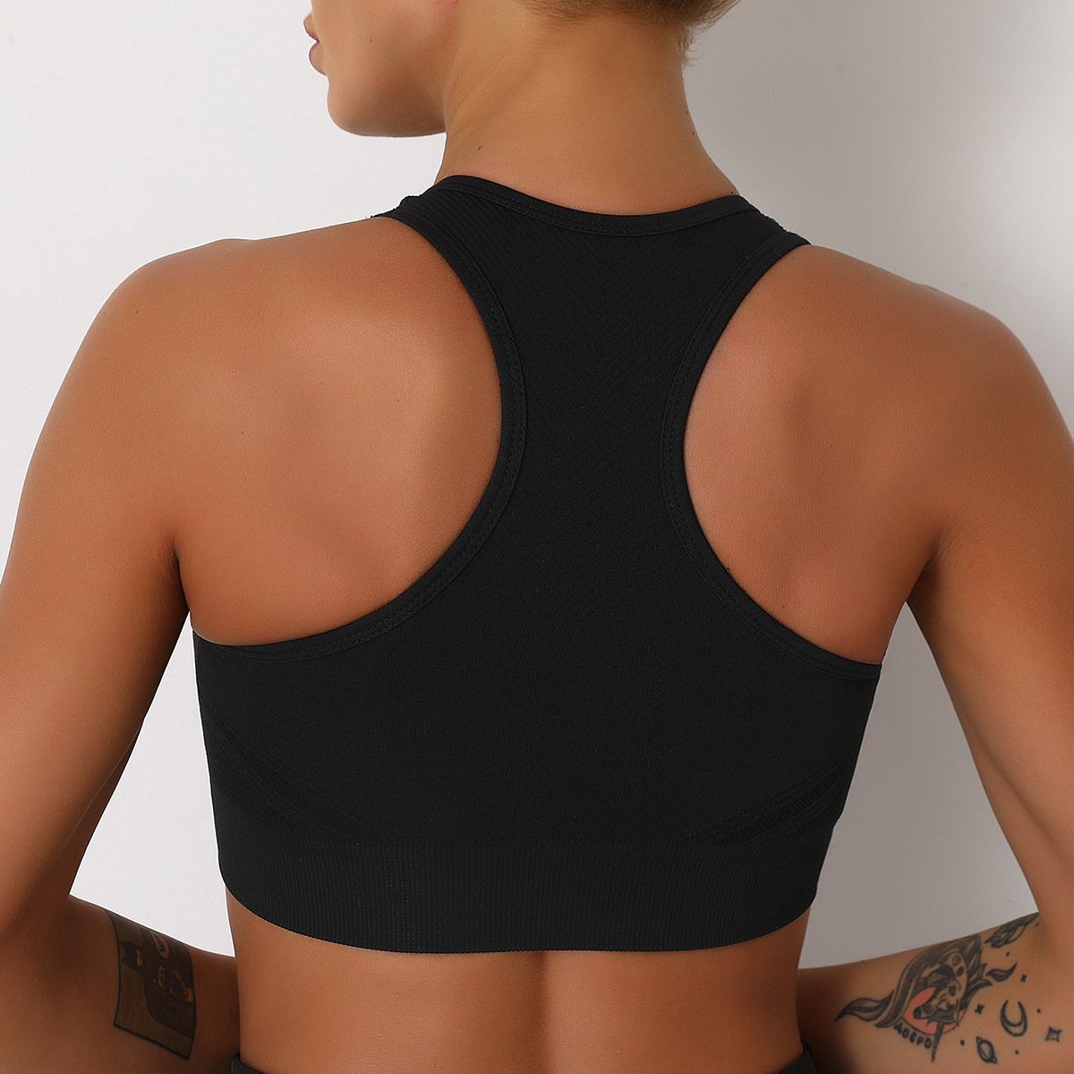 New Push Up Sports Tops Fitness Women Sport Female Sport Gym Crop Vest Padded Seamless Brassiere Sports Top Workout Bra