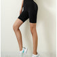 New Solid High Waist Short Legging Quick-Drying Hip Up Sexy Biker Trousers Fitness Short High Stretch Sport Leggins Women