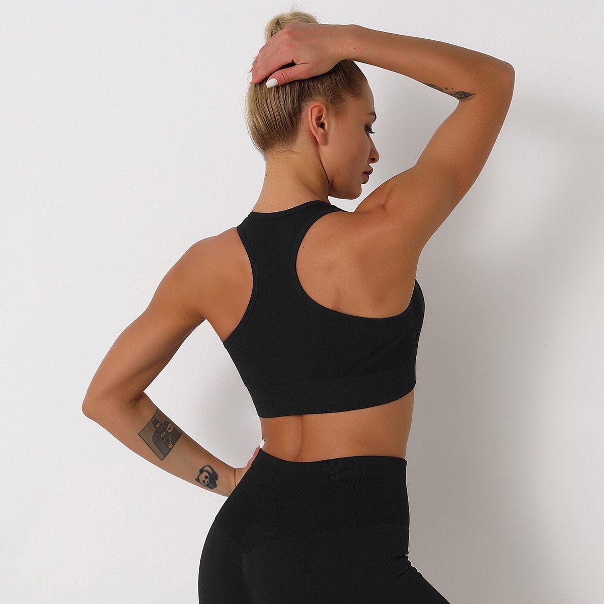 New Push Up Sports Tops Fitness Women Sport Female Sport Gym Crop Vest Padded Seamless Brassiere Sports Top Workout Bra