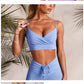New Women Sexy Vest Tape Sports Bra Back Hollow Female Fitness Crop Tops Bra Shockproof Running Bra Tank Top With Chest Pad