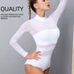 Casual Fitness Rompers Women Bodysuit Long Sleeve Sexy Gym Jumpsuit Female Fashion Streetwear Outfits Overalls