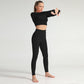 Women Long Sleeve Gym Set Fitness Sports Suits GYM Clothes High Waist Leggings Seamless Workout Sportswear Body Suit Outfits