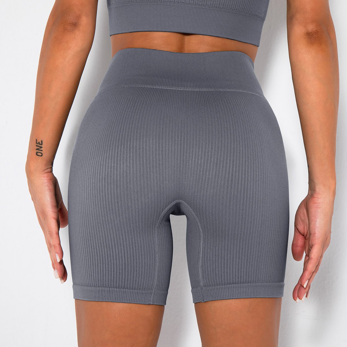Sports Shorts Gym Seamless Push Up Shorts Women Fitness High Waist Solid Booty Lifting Summer short