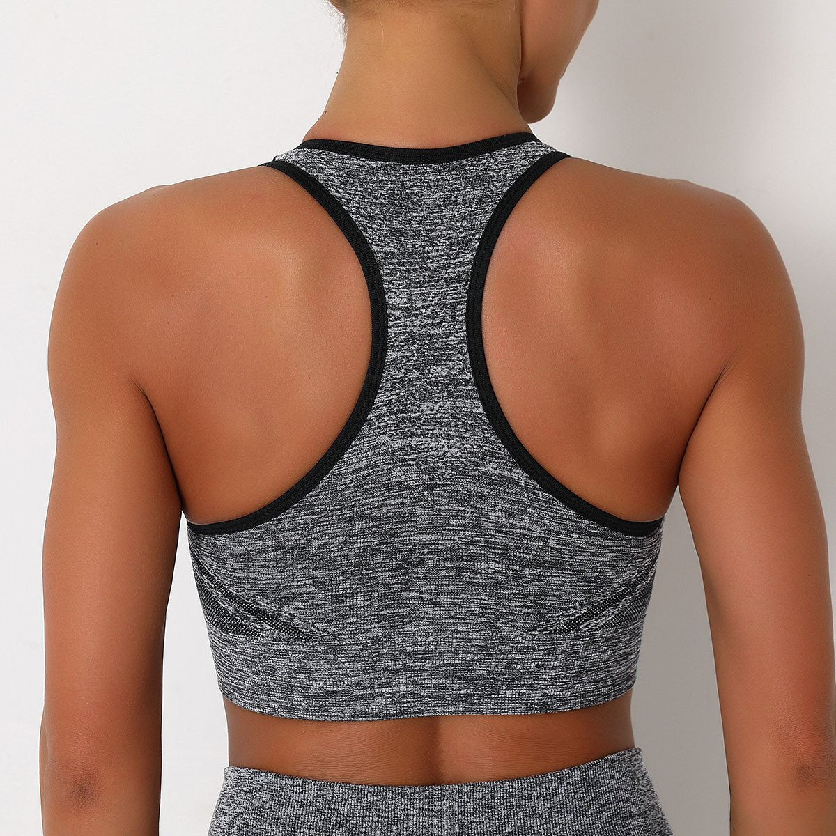 New Push Up Sports Tops Fitness Women Sport Female Sport Gym Crop Vest Padded Seamless Brassiere Sports Top Workout Bra