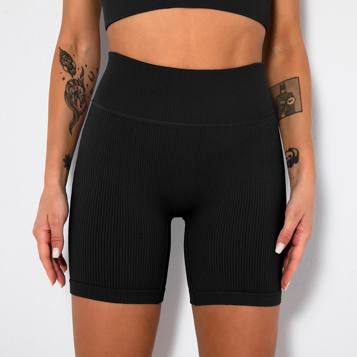Sports Shorts Gym Seamless Push Up Shorts Women Fitness High Waist Solid Booty Lifting Summer short