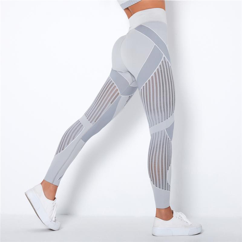 Women Seamless Crop Top Workout Flexible Four-way Knit Sports Tops Athletic Fitness Clothing Running Long Sleeve Sports Tops Gym