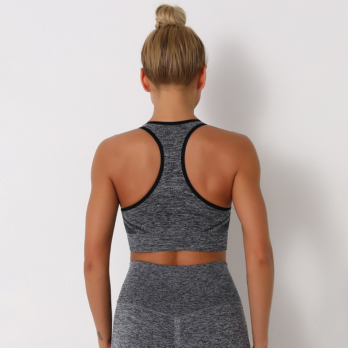 New Push Up Sports Tops Fitness Women Sport Female Sport Gym Crop Vest Padded Seamless Brassiere Sports Top Workout Bra