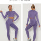 Winter Fitness Set Sports Suit Women Workout Sports Outfit Fitness Set Wear High Waist Gym Seamless Workout Clothes For Women
