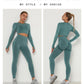 Winter Fitness Set Sports Suit Women Workout Sports Outfit Fitness Set Wear High Waist Gym Seamless Workout Clothes For Women