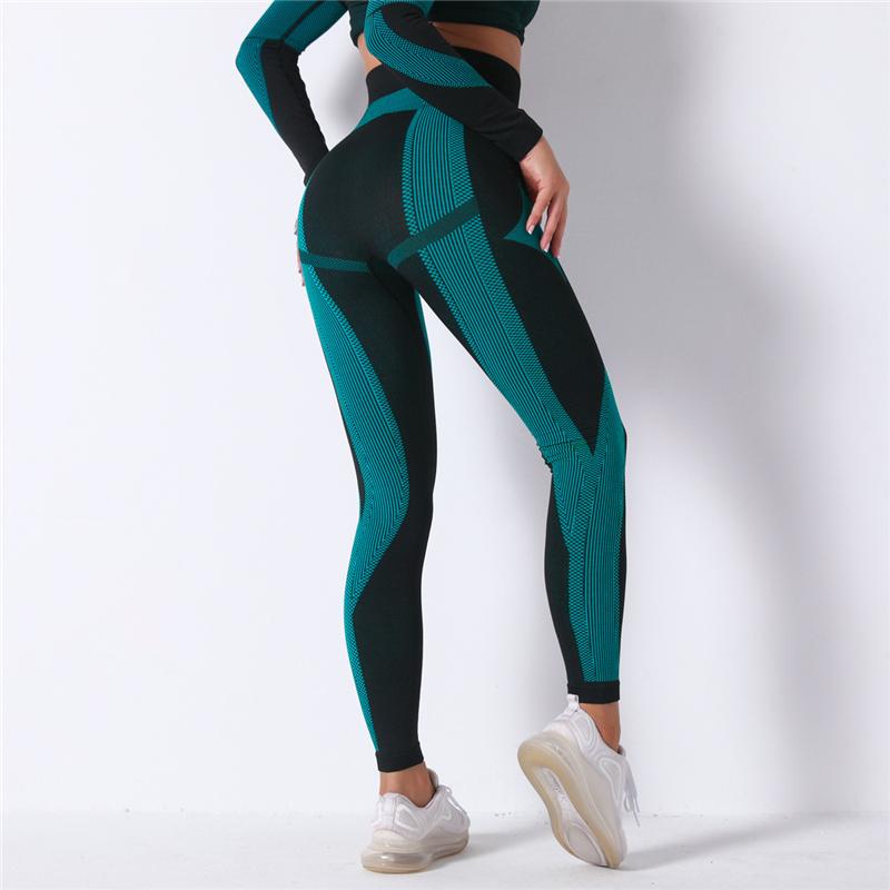 Women Sexy Gym Running Sports Leggings Pants Push Up Jeggings Seamless Sports Pants Training Workout Stretch Fitness Leggings