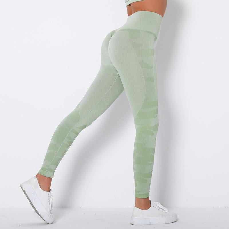 Sport Leggings Women Camouflage High Waist Seamless Gyms Leggings Pants Women Fitness Push Up Leggings Workout Elastic Jeggings