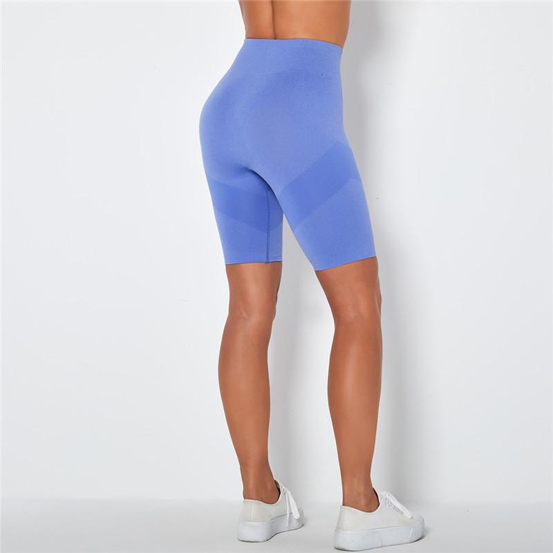 Women Seamless Sports Short Legging Gym Summer High Waist Leggings Push Up Tummy Control Workout Running Short Pants Women