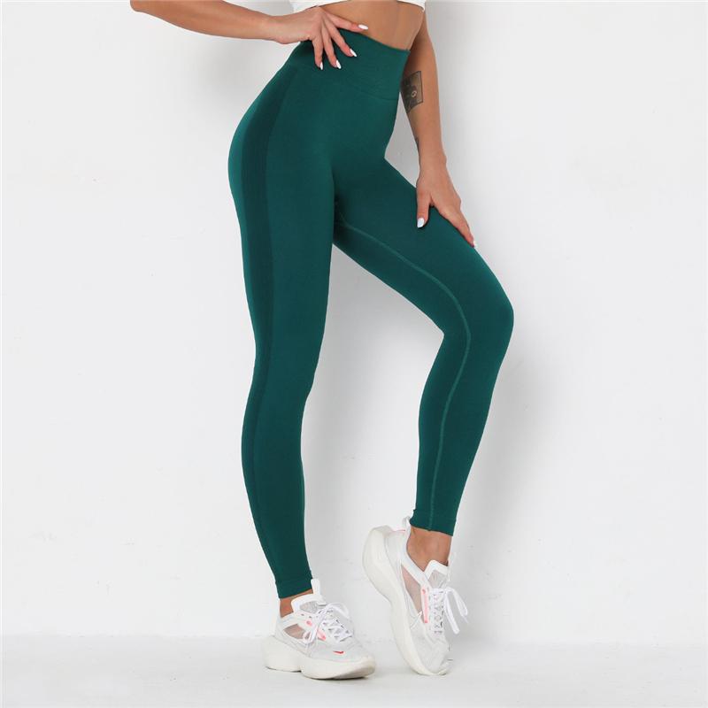 Women New Gym Sports Leggings Women High Waist Push Up Elastics Yuga Pants Fitness Jogging Workout Running Leggins wear