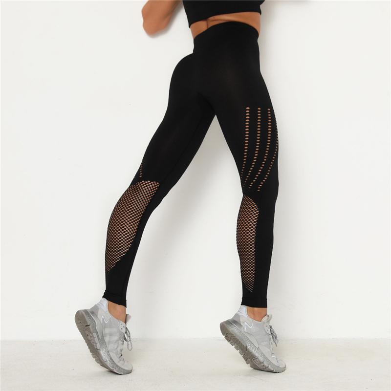 New Gym High Waist Seamless Legging Women's Sport Pants Femme Push Up Fitness Elastic Workout Pants Sports Leggings Women