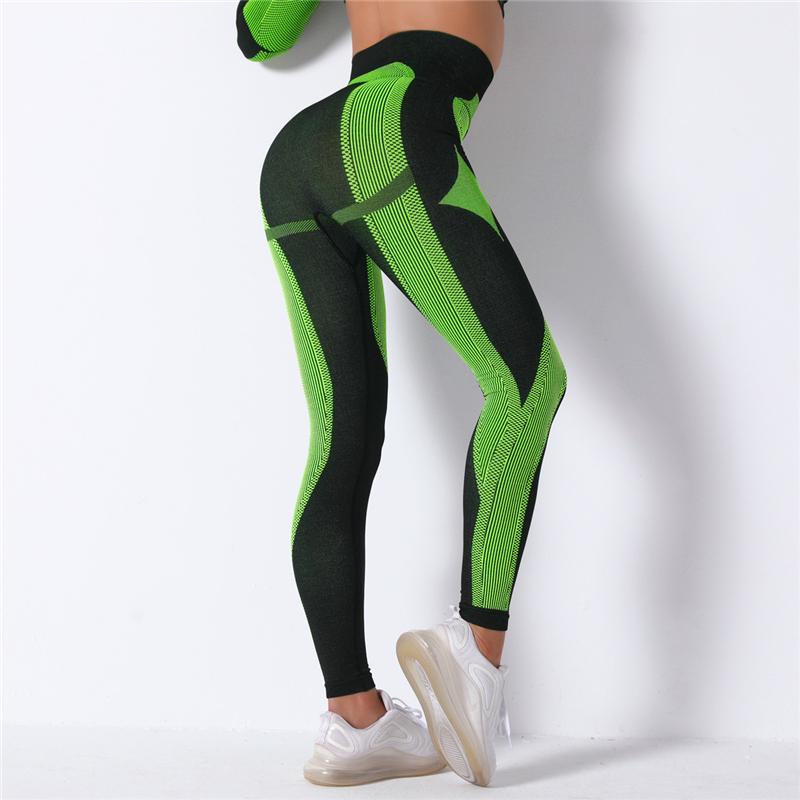 Women Sexy Gym Running Sports Leggings Pants Push Up Jeggings Seamless Sports Pants Training Workout Stretch Fitness Leggings