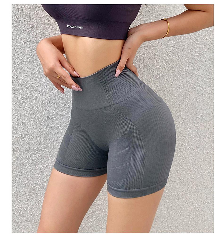 Sexy Booty Push Up Sport Shorts Women Fitness Spandex High Waist Gym Shorts Seamless Running Biker Short Leggings