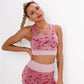 Women Hollow Out Back Sports Bra Seamless Sport Bra Running Sports underwear Fitness Crop Tops Bra Fitness Track And Field