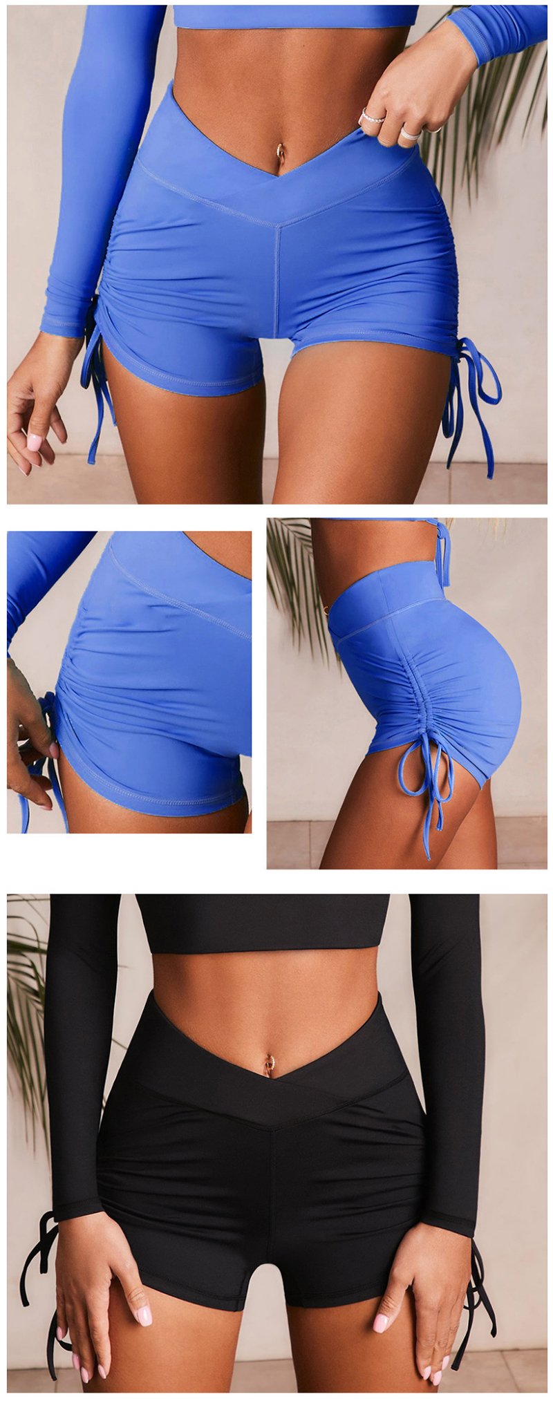 Summer Fitness Shorts Women Seamless High Waist Sport Gym Short Pant Female Beach Running Workout Short Pants Bottoms