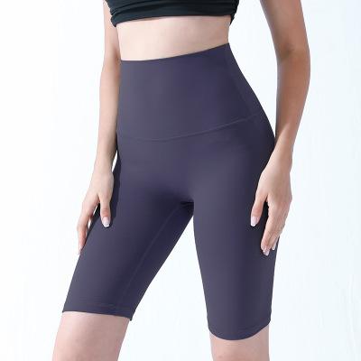 Summer Women Short Leggings Sexy Gym Fitness High Waist Leggins Push Up Elasticity Solid Color Workout Squat Pants