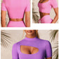 Women Running Sport Shirts Short Sleeves Blouses Fitness Gym Clothes Workout T-Shirts Sportswear Shorts Crop T-Shirts Top