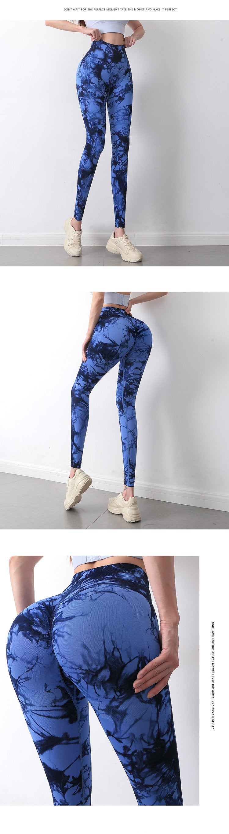 Women Pant Super Stretch Gym Leggings Women Fitness Pants Sport Women Fitness Breathable Tie Dye Ombre Workout Leggings