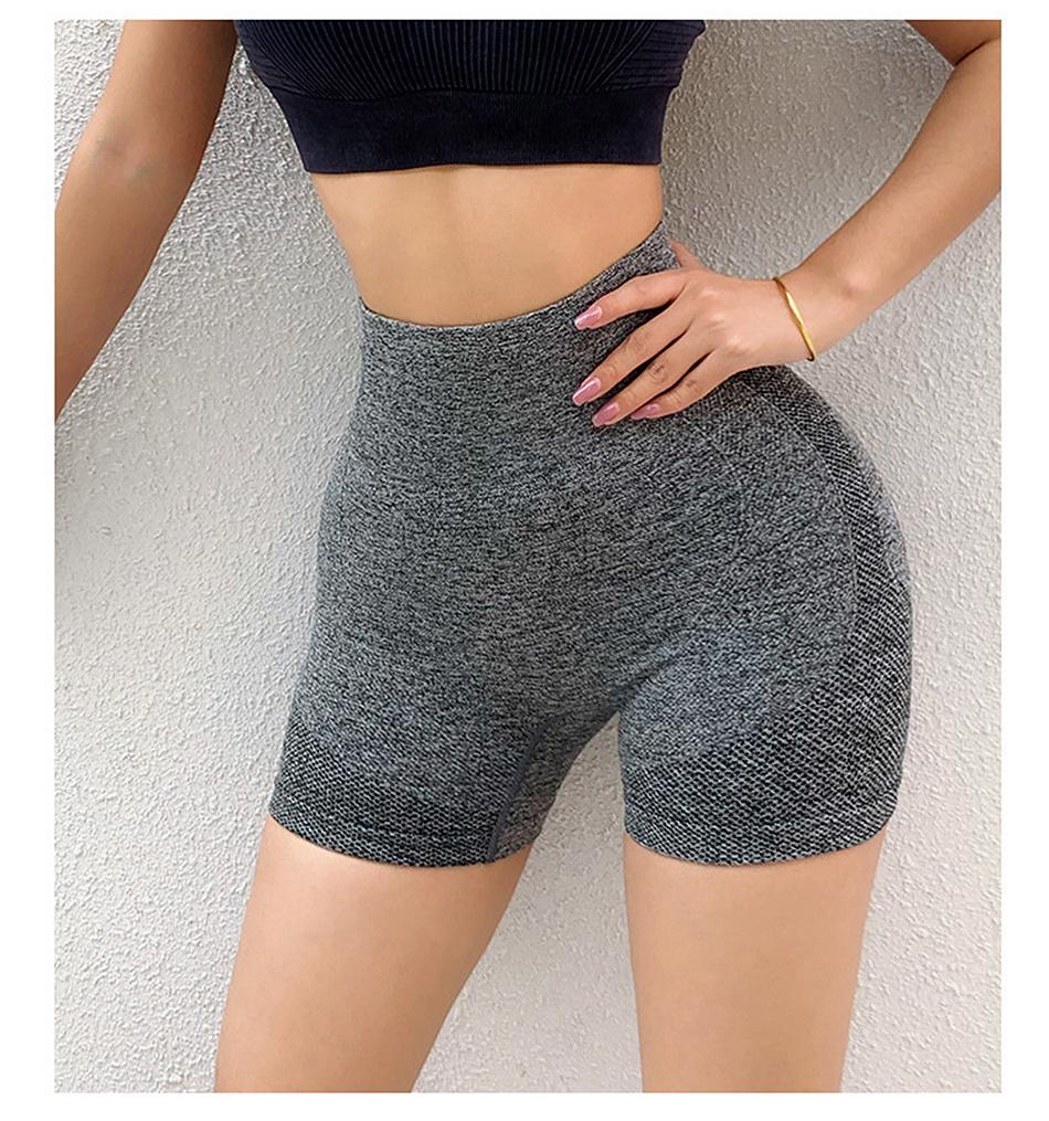 Sexy Booty Push Up Sport Shorts Women Fitness Spandex High Waist Gym Shorts Seamless Running Biker Short Leggings