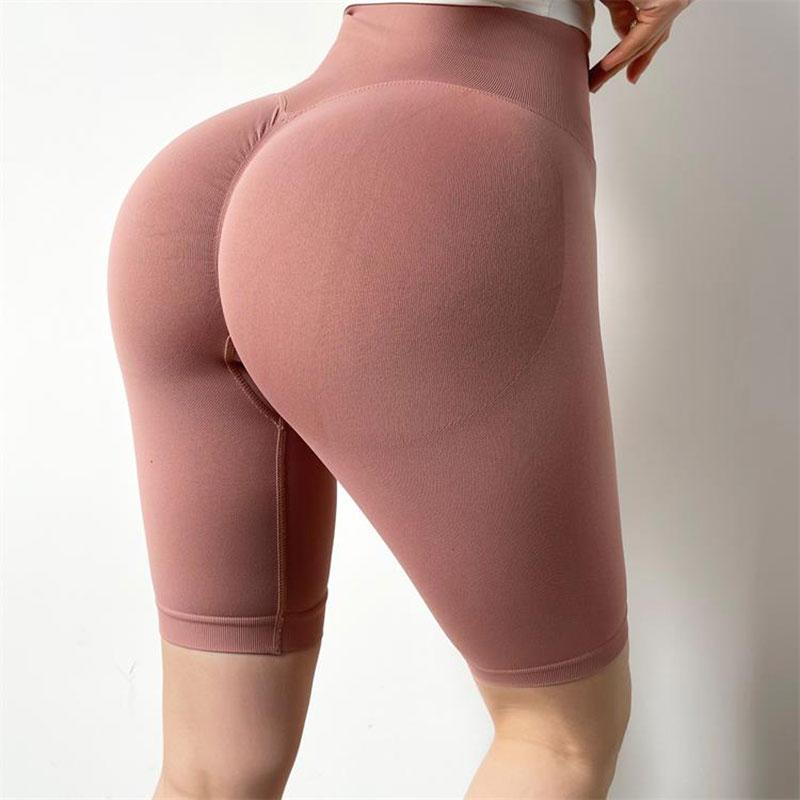 Seamless High Waist Push Up Sport Legging Women Short Pants Super Stretchy Gym Workout Sport Leggings Running Pants