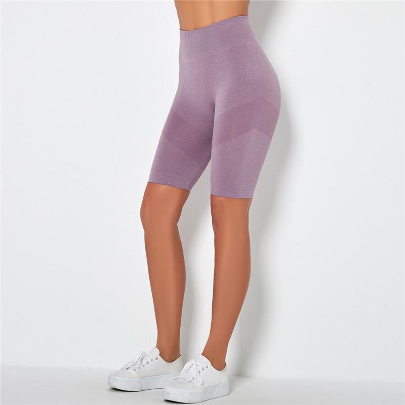 Women Seamless Sports Short Legging Gym Summer High Waist Leggings Push Up Tummy Control Workout Running Short Pants Women