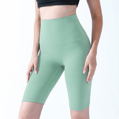 Summer Women Short Leggings Sexy Gym Fitness High Waist Leggins Push Up Elasticity Solid Color Workout Squat Pants