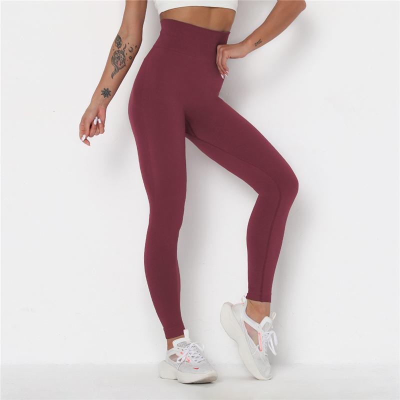 Women New Gym Sports Leggings Women High Waist Push Up Elastics Yuga Pants Fitness Jogging Workout Running Leggins wear