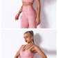 Seamless Sports Bra Women Vital Fitness Cropped Top Padded Push Up Sports Bra Gym Brassiere Femme Workout Racerback Active Wear