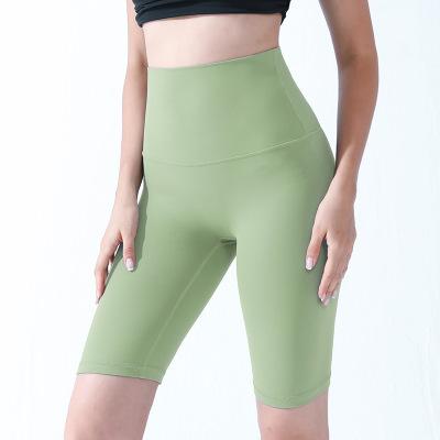 Summer Women Short Leggings Sexy Gym Fitness High Waist Leggins Push Up Elasticity Solid Color Workout Squat Pants