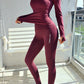 Women Seamless Sport Shirts Letter Printing Running Shirts Solid Color High Elastic Gym Top Breathable Long sleeve T-Shirts