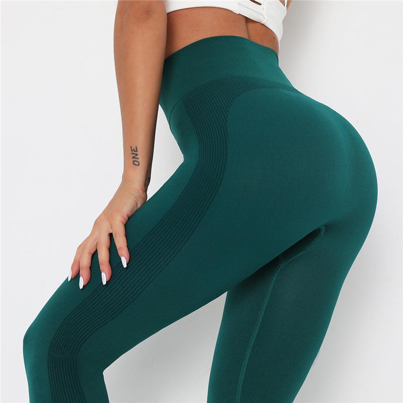 Women New Gym Sports Leggings Women High Waist Push Up Elastics Yuga Pants Fitness Jogging Workout Running Leggins wear