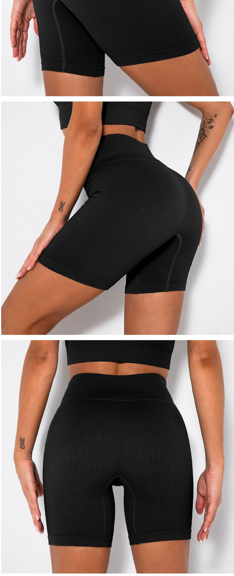 Seamless high Waist shorts Push Up Sport Women Fitness Running Pants Energy Seamless Leggings Gym Girl Tight Short Pants