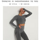 Winter Fitness Set Sports Suit Women Workout Sports Outfit Fitness Set Wear High Waist Gym Seamless Workout Clothes For Women