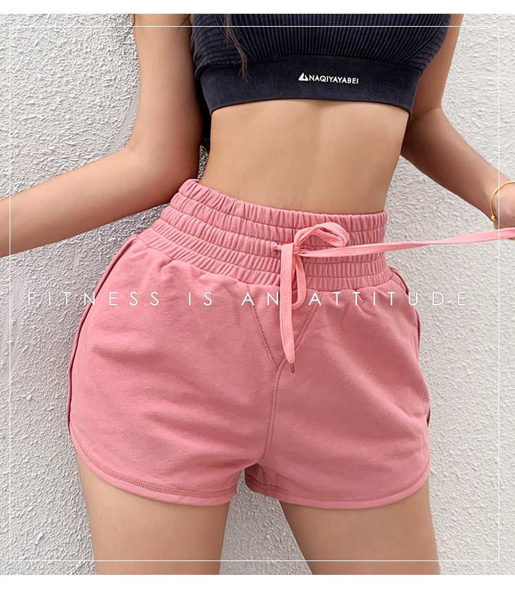 Sport Shorts Women Fitness Clothing High Waist Running Shorts Gym Anti-exposure Fitness Shorts Loose Breathable Training Shorts