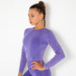 Women Gym T-shirt Seamless Quick Dry Tracksuit Long Sleeve Crop Tops Shirt Fitness Sports Tight Push Gym Workout Shirts And Vest