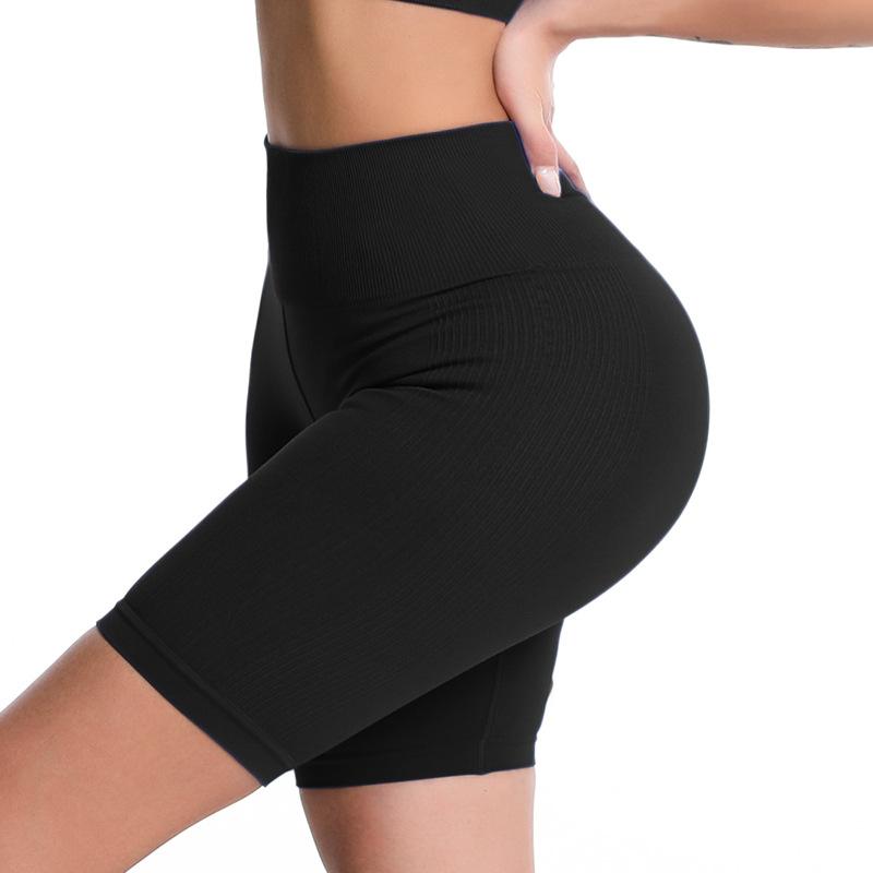 Solid High Waist Sport Legging Women Gym Fitness Push Up Seamless Leggings New Running Workout Training Short pants Bottoms