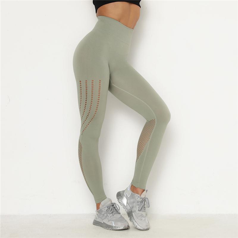 New Gym High Waist Seamless Legging Women's Sport Pants Femme Push Up Fitness Elastic Workout Pants Sports Leggings Women