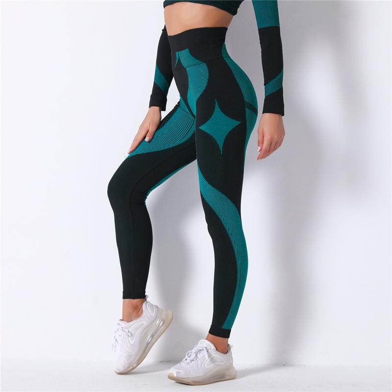 Women Sexy Gym Running Sports Leggings Pants Push Up Jeggings Seamless Sports Pants Training Workout Stretch Fitness Leggings