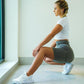 Solid High Waist Sport Shorts Women Gym Fitness Push Up Seamless Leggings New Running Workout Training Short pants Bottoms