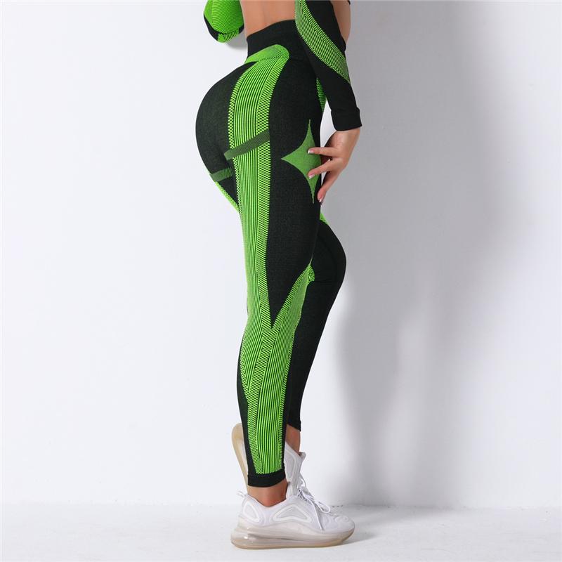 Women Sexy Gym Running Sports Leggings Pants Push Up Jeggings Seamless Sports Pants Training Workout Stretch Fitness Leggings