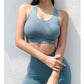 Women Shockproof Sports Bra Seamless Sports Running Fitness Brassiere Crop Tops Activewear Push Up Workout Women Underwear Gym