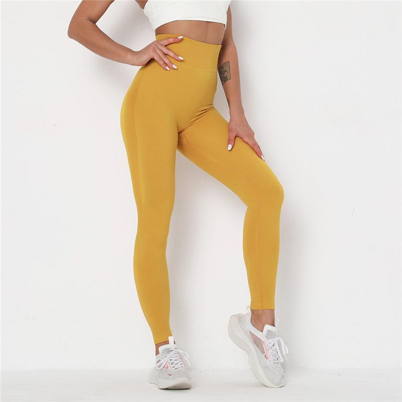 Women New Gym Sports Leggings Women High Waist Push Up Elastics Yuga Pants Fitness Jogging Workout Running Leggins wear