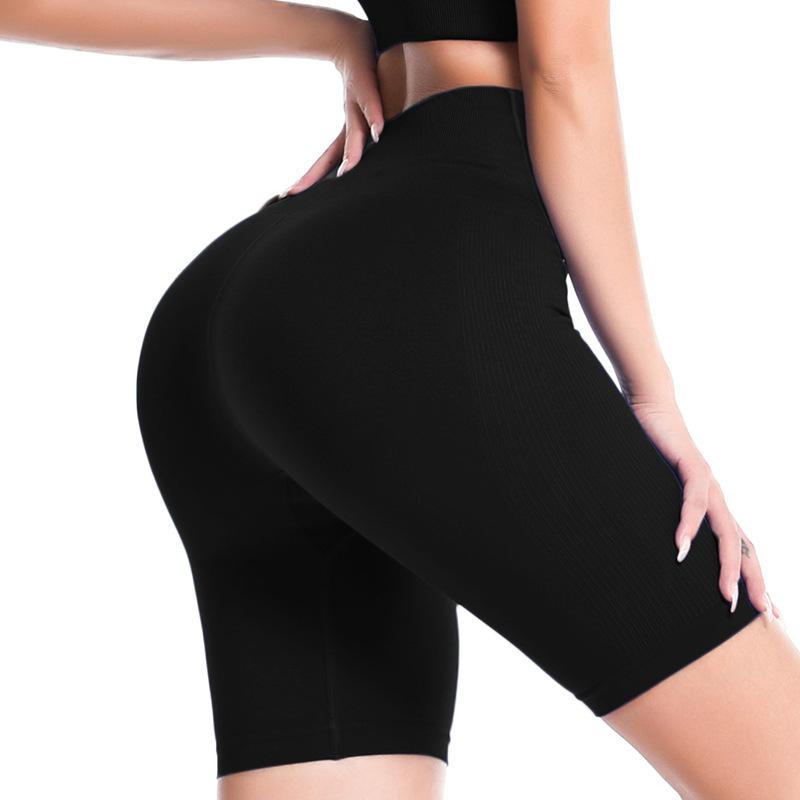 Solid High Waist Sport Legging Women Gym Fitness Push Up Seamless Leggings New Running Workout Training Short pants Bottoms