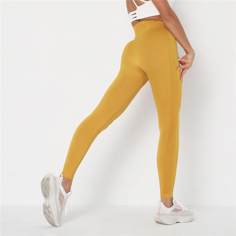 Women New Gym Sports Leggings Women High Waist Push Up Elastics Yuga Pants Fitness Jogging Workout Running Leggins wear