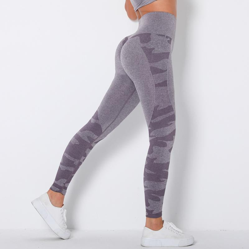 Sport Leggings Women Camouflage High Waist Seamless Gyms Leggings Pants Women Fitness Push Up Leggings Workout Elastic Jeggings